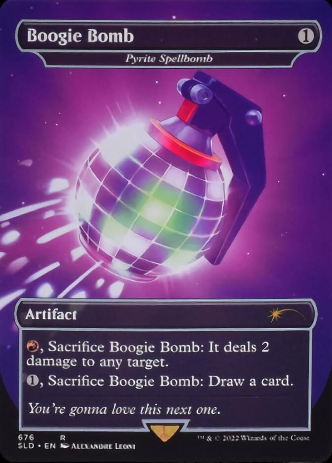 Pyrite Spellbomb - Boogie Bomb (Borderless) [Secret Lair Drop Promos] | Impulse Games and Hobbies