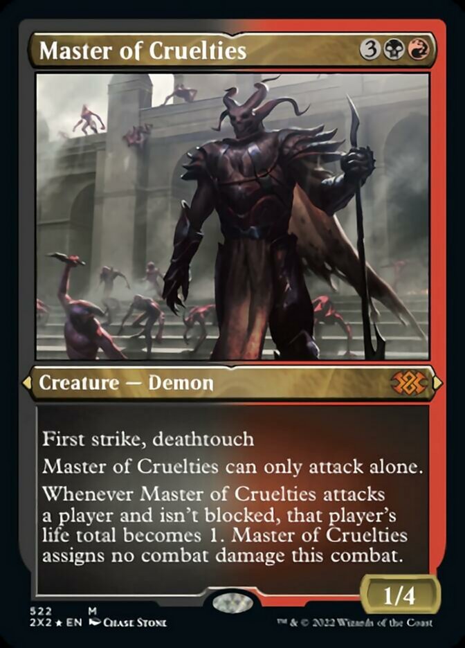 Master of Cruelties (Foil Etched) [Double Masters 2022] | Impulse Games and Hobbies