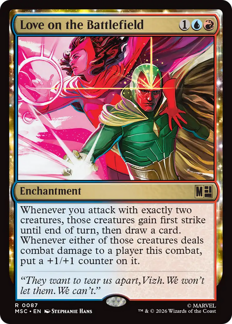 Love on the Battlefield (Surge Foil) [Marvel Super Heroes Commander] | Impulse Games and Hobbies