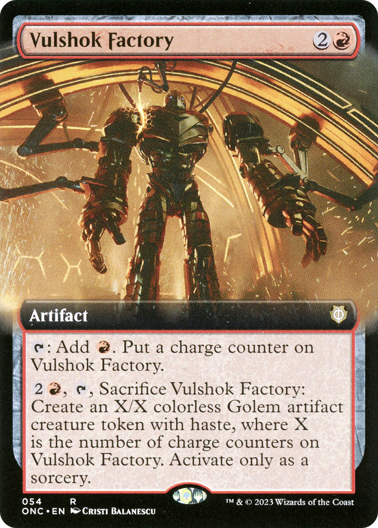 Vulshok Factory (Extended Art) [Phyrexia: All Will Be One Commander] | Impulse Games and Hobbies