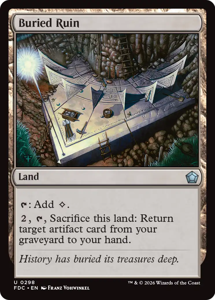Buried Ruin [Foundations Commander] | Impulse Games and Hobbies
