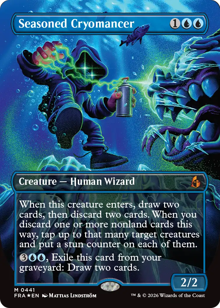 Seasoned Cryomancer (Borderless) (0441) [Reality Fracture] | Impulse Games and Hobbies