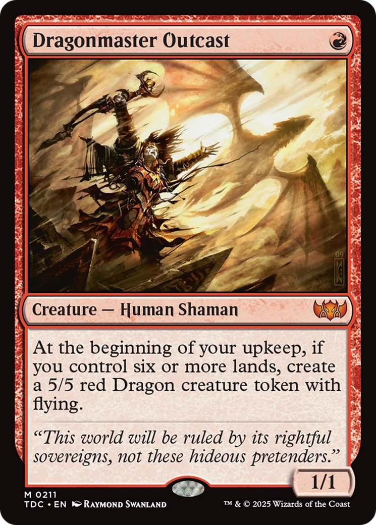 Dragonmaster Outcast [Tarkir: Dragonstorm Commander] | Impulse Games and Hobbies
