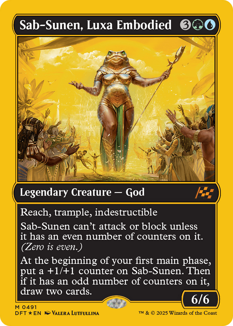 Sab-Sunen, Luxa Embodied (First-Place Foil) [Aetherdrift] | Impulse Games and Hobbies