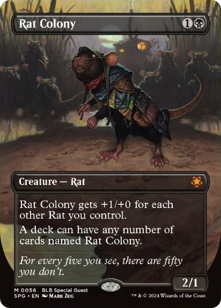 Rat Colony (Borderless) [Bloomburrow Special Guests] | Impulse Games and Hobbies