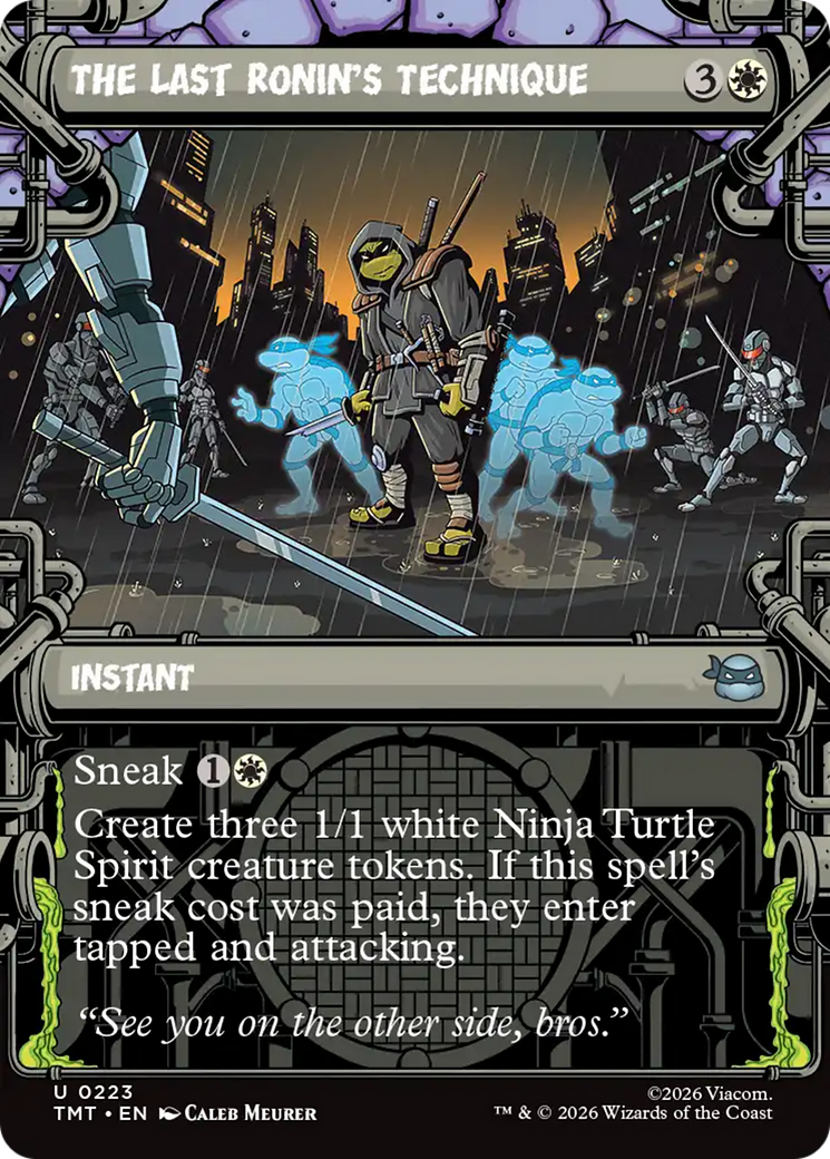 The Last Ronin's Technique (Showcase) [Teenage Mutant Ninja Turtles] | Impulse Games and Hobbies