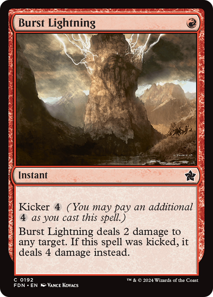 Burst Lightning [Foundations] | Impulse Games and Hobbies
