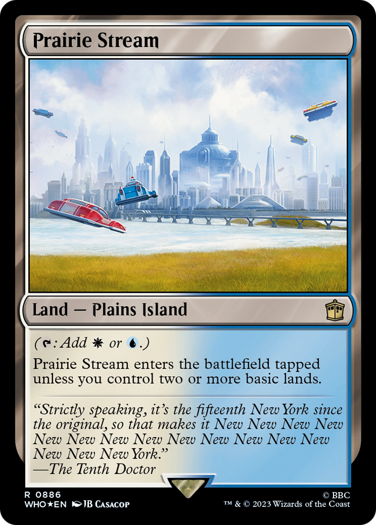 Prairie Stream (Surge Foil) [Doctor Who] | Impulse Games and Hobbies