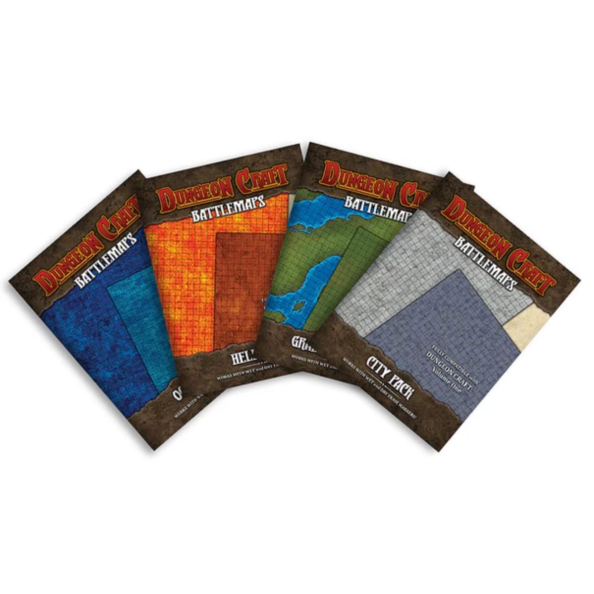 Dungeon Craft: BattleMap: Expeditions - 4 Map Pack (EN) | Impulse Games and Hobbies
