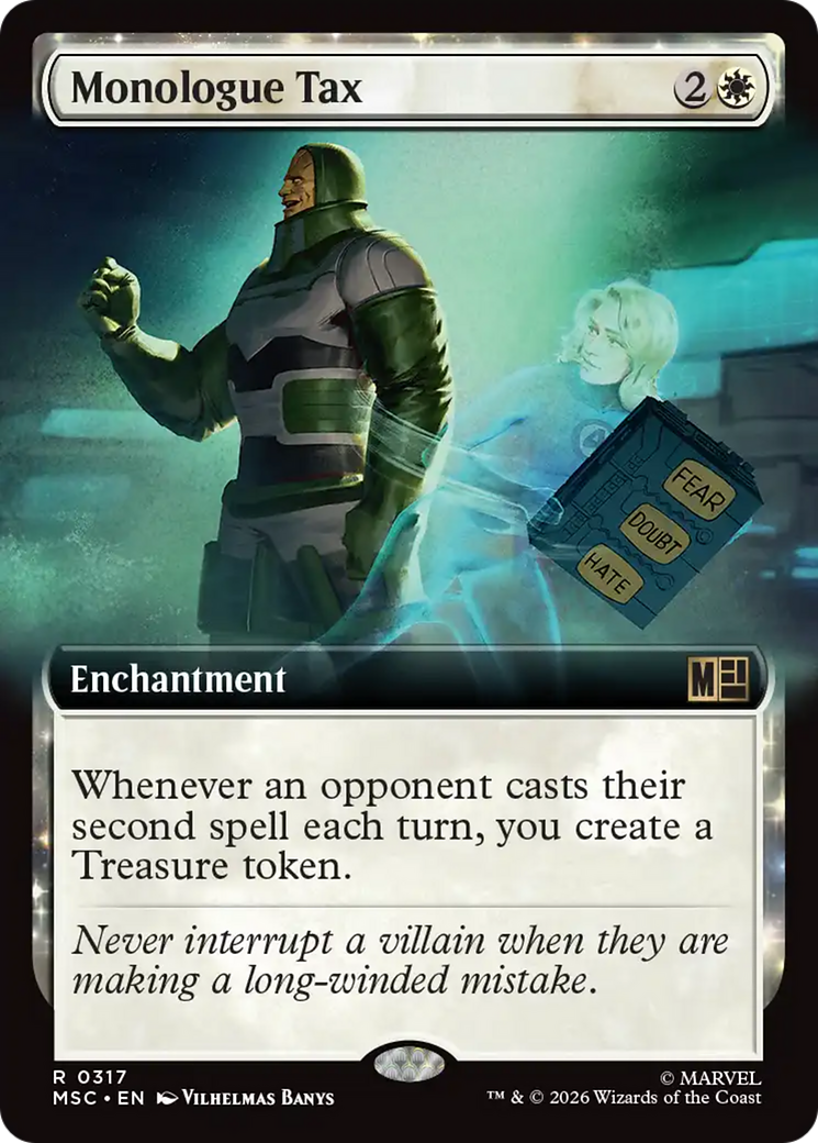 Monologue Tax (Extended Art) [Marvel Super Heroes Commander] | Impulse Games and Hobbies
