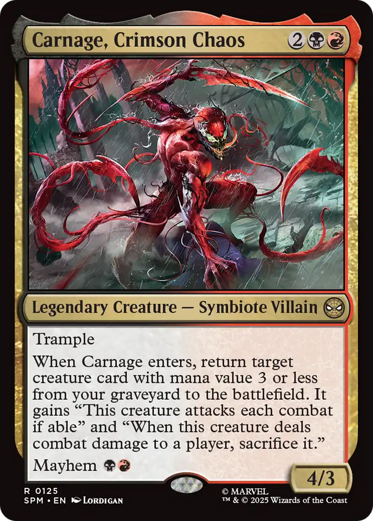 Carnage, Crimson Chaos [Marvel's Spider-Man] | Impulse Games and Hobbies