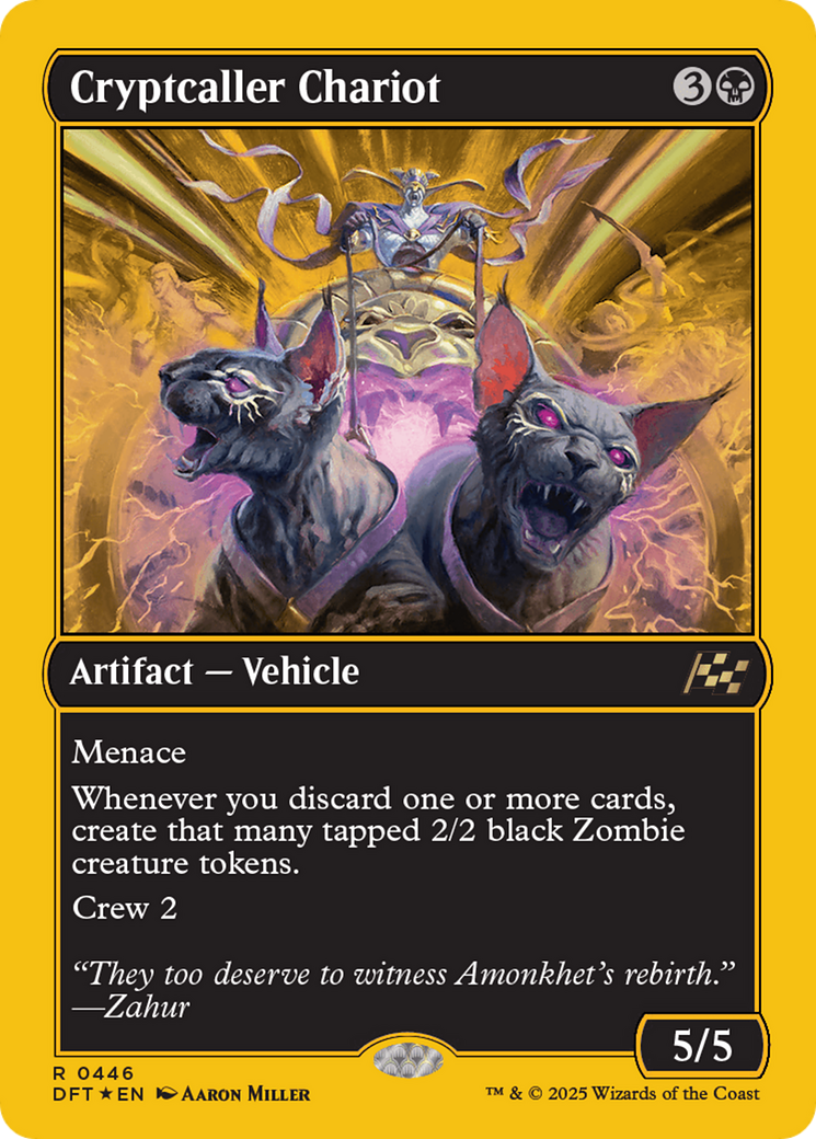 Cryptcaller Chariot (First-Place Foil) [Aetherdrift] | Impulse Games and Hobbies