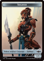 Solider (0032) // Copy Double-Sided Token [Tarkir: Dragonstorm Commander Tokens] | Impulse Games and Hobbies