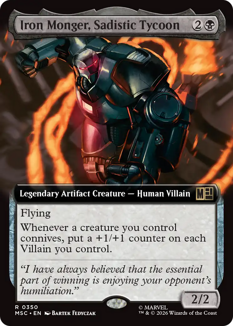 Iron Monger, Sadistic Tycoon (Extended Art) [Marvel Super Heroes Commander] | Impulse Games and Hobbies