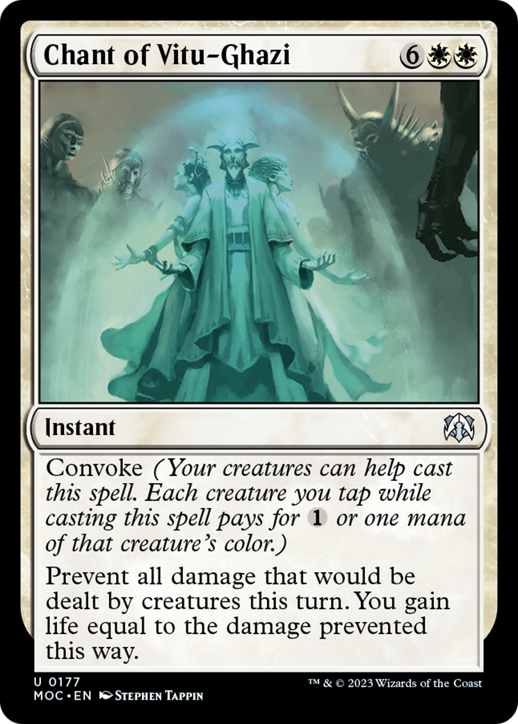 Chant of Vitu-Ghazi [March of the Machine Commander] | Impulse Games and Hobbies