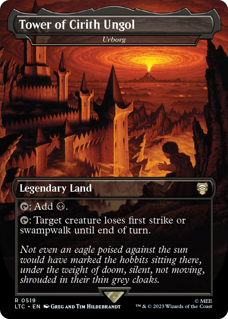 Tower of Cirith Ungol - Urborg (Borderless) [The Lord of the Rings: Tales of Middle-Earth Commander] | Impulse Games and Hobbies
