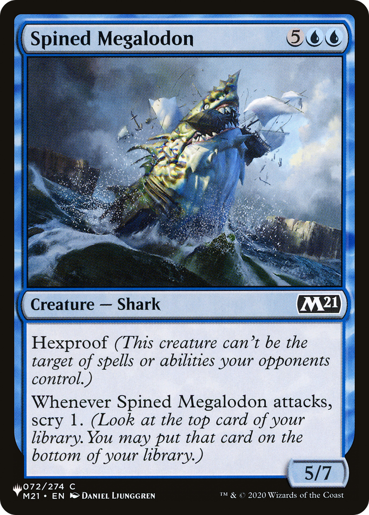 Spined Megalodon [The List Reprints] | Impulse Games and Hobbies