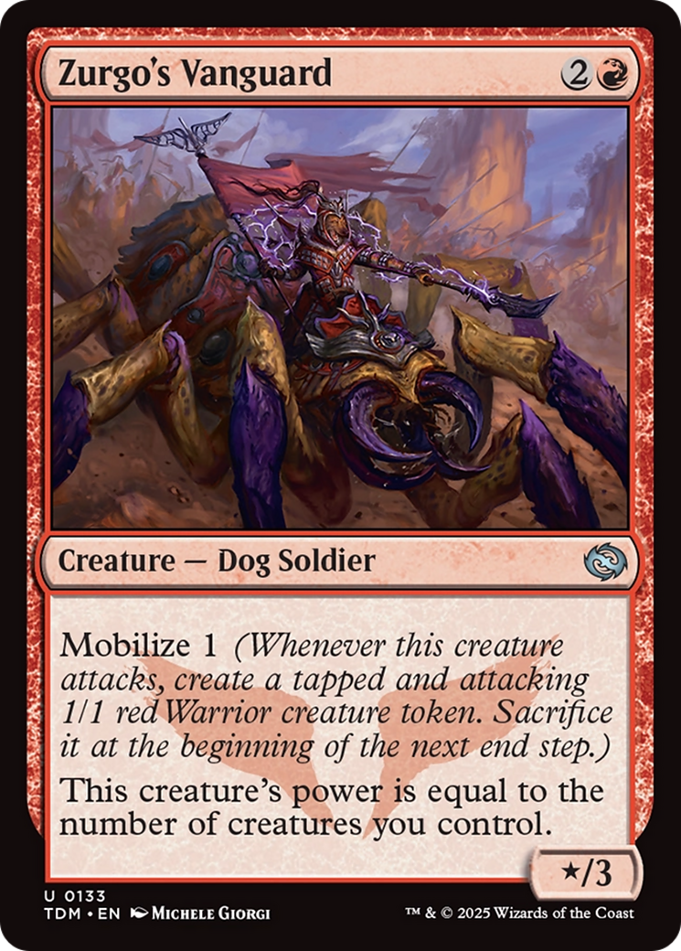 Zurgo's Vanguard [Tarkir: Dragonstorm] | Impulse Games and Hobbies