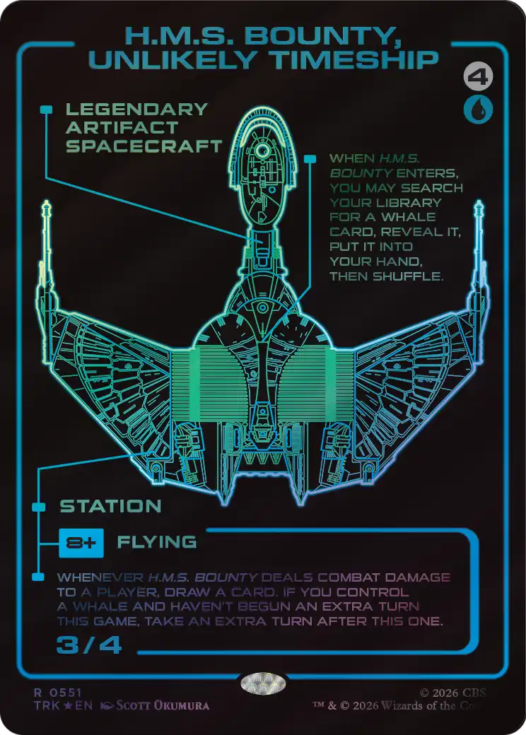 H.M.S. Bounty, Unlikely Timeship (Showcase) (Surge Foil) [Star Trek] | Impulse Games and Hobbies