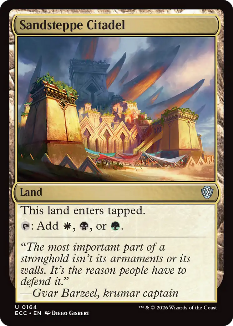 Sandsteppe Citadel [Lorwyn Eclipsed Commander] | Impulse Games and Hobbies