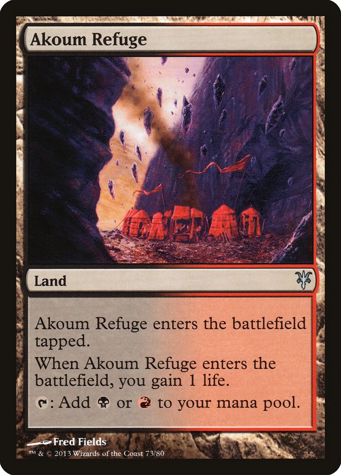 Akoum Refuge [Duel Decks: Sorin vs. Tibalt] | Impulse Games and Hobbies
