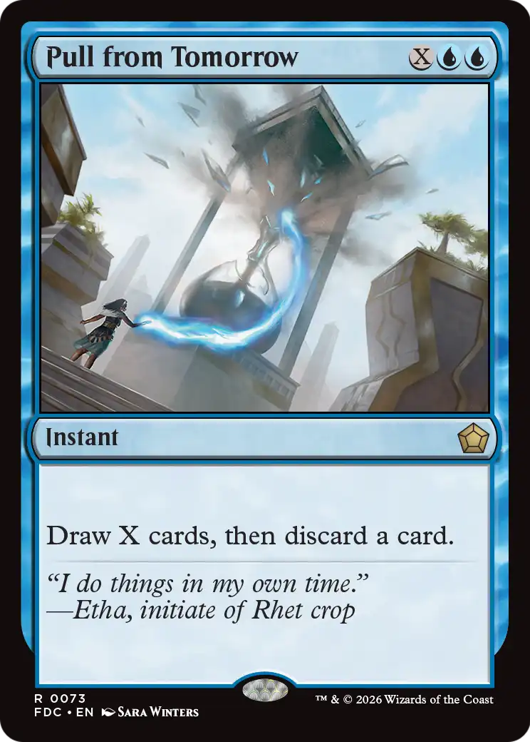 Pull from Tomorrow [Foundations Commander] | Impulse Games and Hobbies