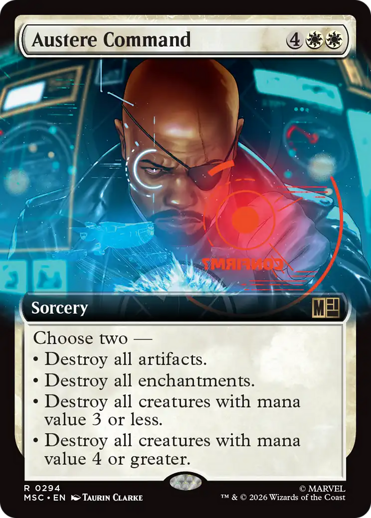 Austere Command (Extended Art) [Marvel Super Heroes Commander] | Impulse Games and Hobbies