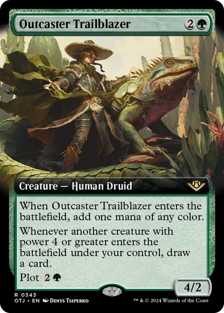 Outcaster Trailblazer (Extended Art) [Outlaws of Thunder Junction] | Impulse Games and Hobbies