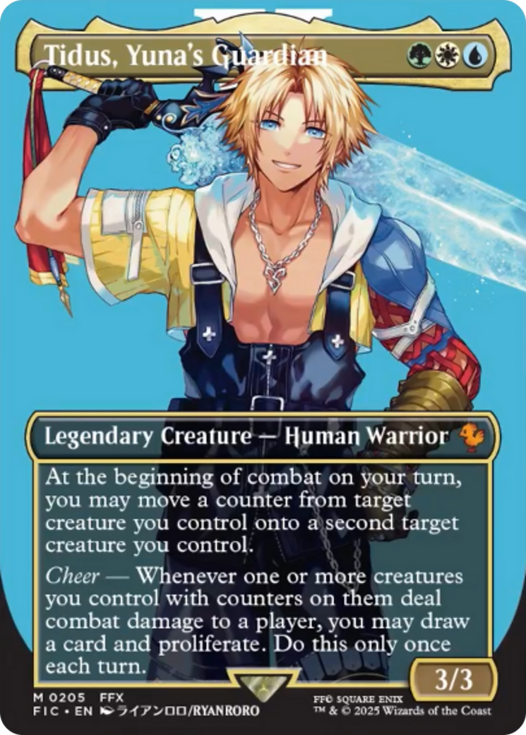 Tidus, Yuna's Guardian (Borderless) [FINAL FANTASY Commander] | Impulse Games and Hobbies