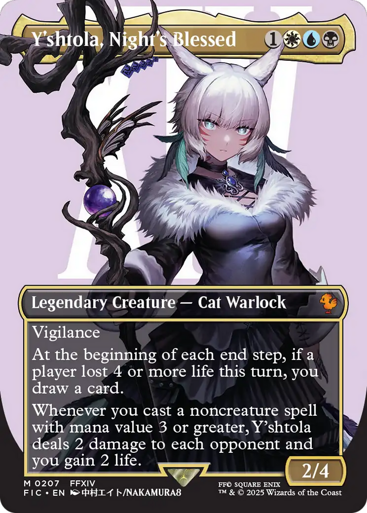 Y'shtola, Night's Blessed (Borderless) [FINAL FANTASY Commander] | Impulse Games and Hobbies