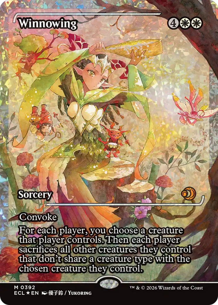 Winnowing (Showcase) (Fracture Foil) [Lorwyn Eclipsed] | Impulse Games and Hobbies