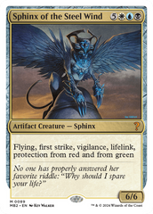 Sphinx of the Steel Wind (White Border) [Mystery Booster 2] | Impulse Games and Hobbies