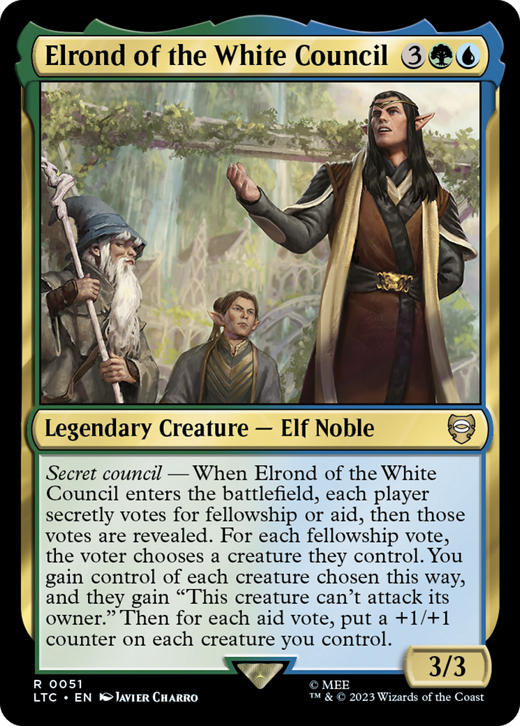 Elrond of the White Council [The Lord of the Rings: Tales of Middle-Earth Commander] | Impulse Games and Hobbies