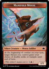 Sword // Manifold Mouse Double-Sided Token [Bloomburrow Tokens] | Impulse Games and Hobbies