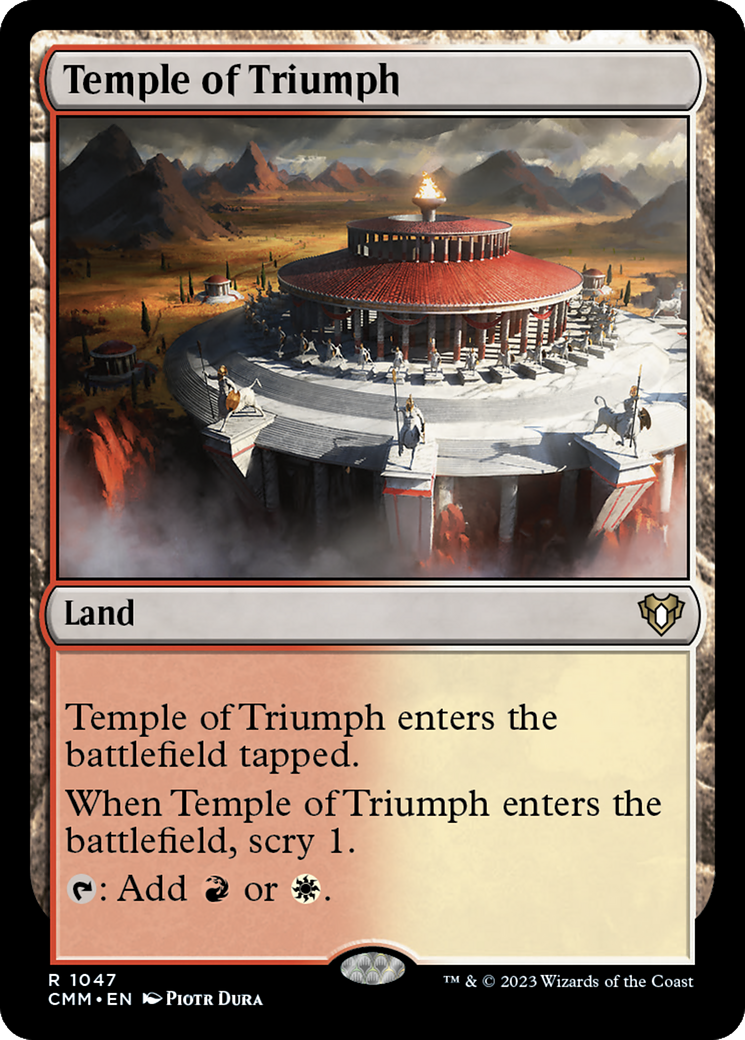 Temple of Triumph [Commander Masters] | Impulse Games and Hobbies