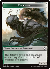 Rhino Warrior // Elemental (0010) Double-Sided Token [Lorwyn Eclipsed Tokens] | Impulse Games and Hobbies