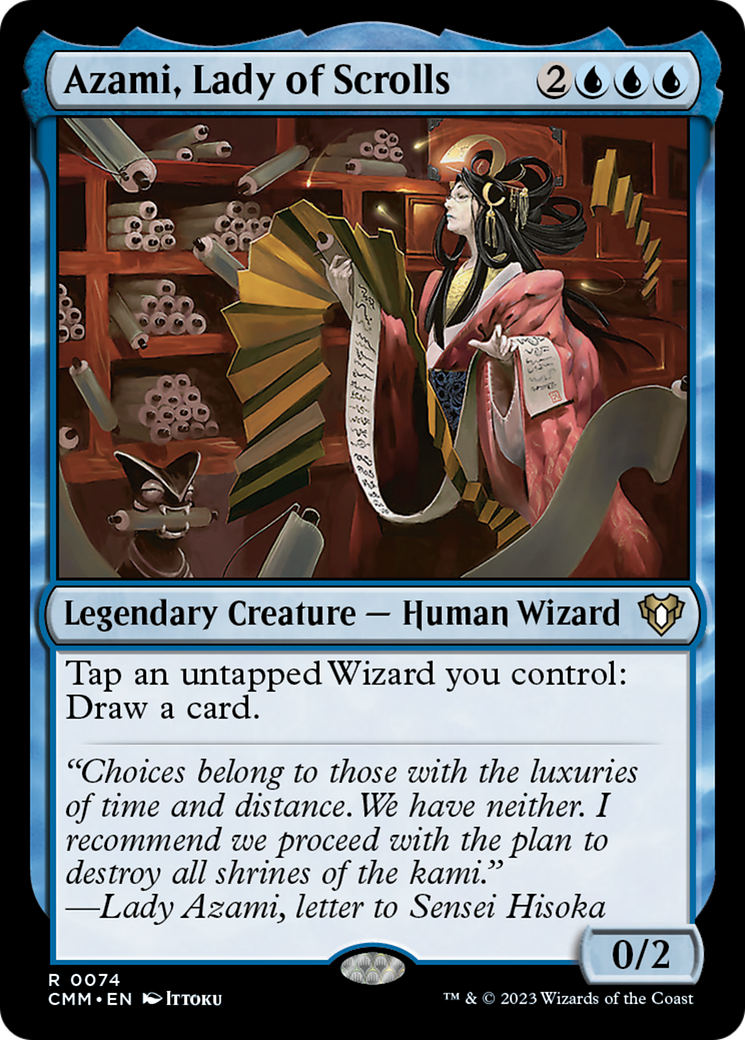 Azami, Lady of Scrolls [Commander Masters] | Impulse Games and Hobbies