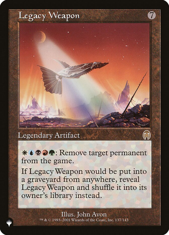 Legacy Weapon [The List] | Impulse Games and Hobbies