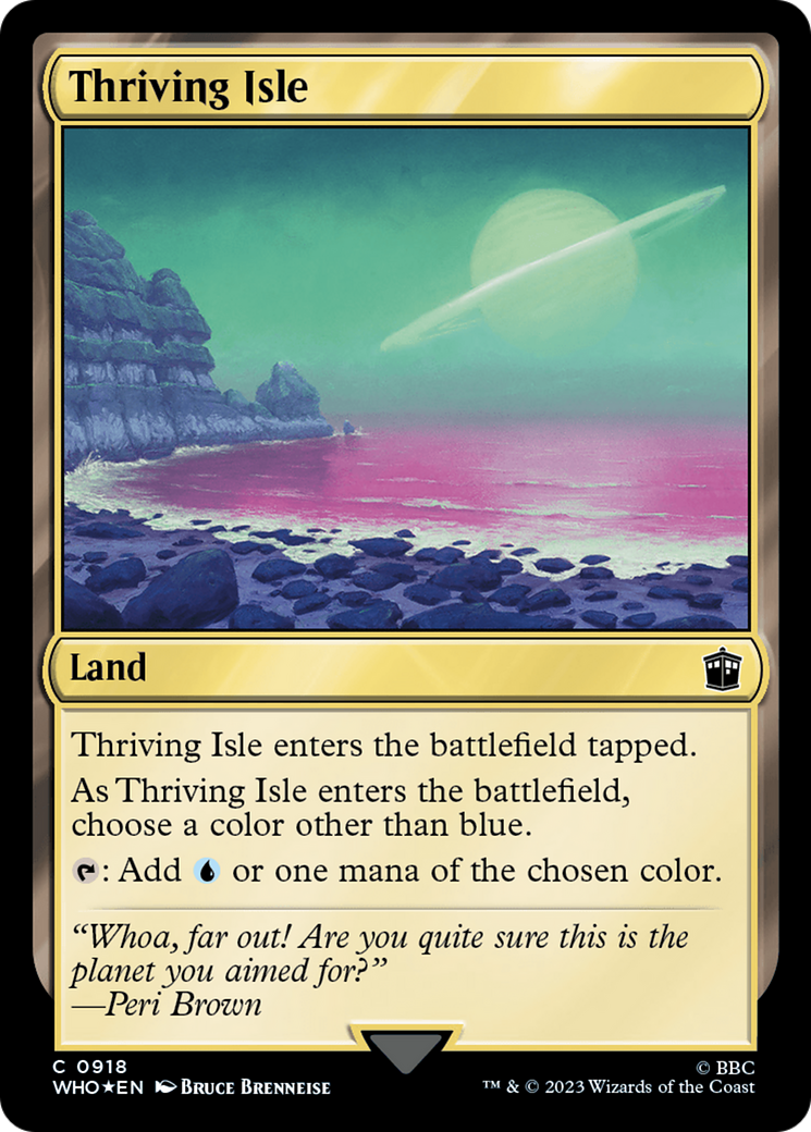 Thriving Isle (Surge Foil) [Doctor Who] | Impulse Games and Hobbies