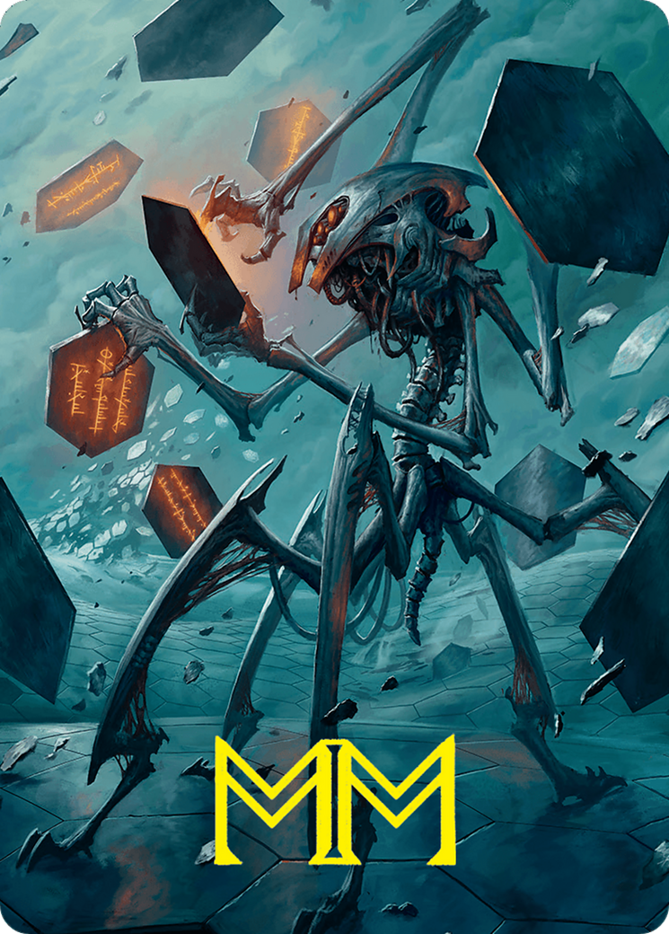 Scrawling Crawler Art Card (50/54) (Gold-Stamped Signature) [Foundations Art Series] | Impulse Games and Hobbies