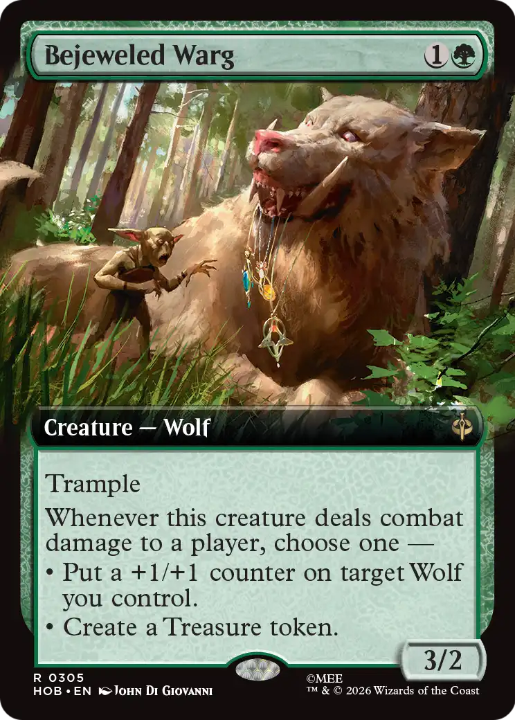 Bejeweled Warg (Extended Art) [The Hobbit] | Impulse Games and Hobbies