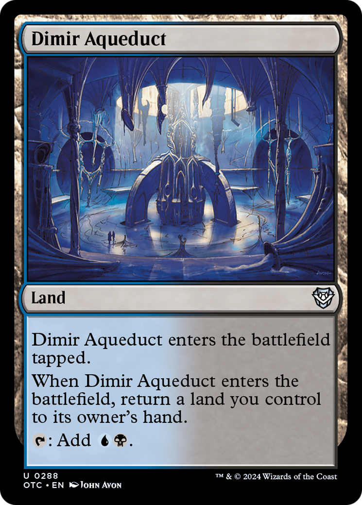 Dimir Aqueduct [Outlaws of Thunder Junction Commander] | Impulse Games and Hobbies