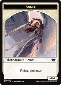 Angel (002) // Zombie (007) Double-Sided Token [Modern Horizons Tokens] | Impulse Games and Hobbies