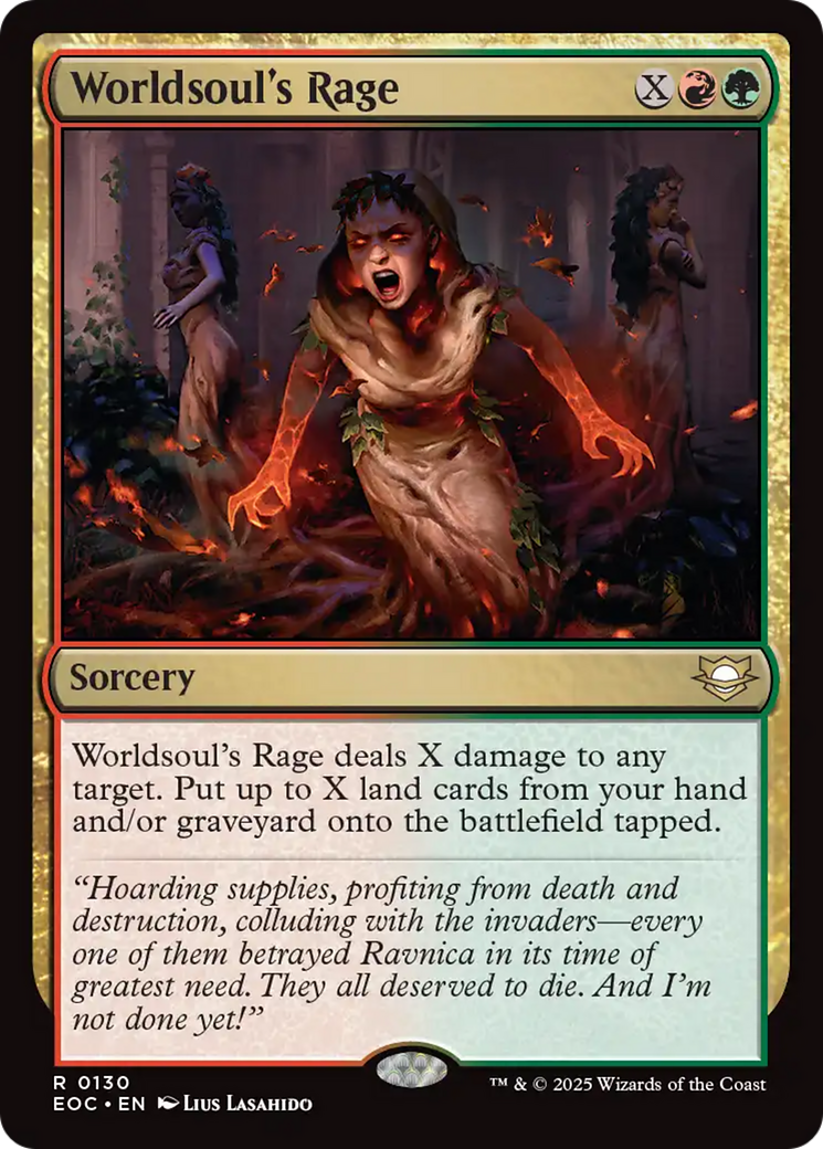 Worldsoul's Rage [Edge of Eternities Commander] | Impulse Games and Hobbies