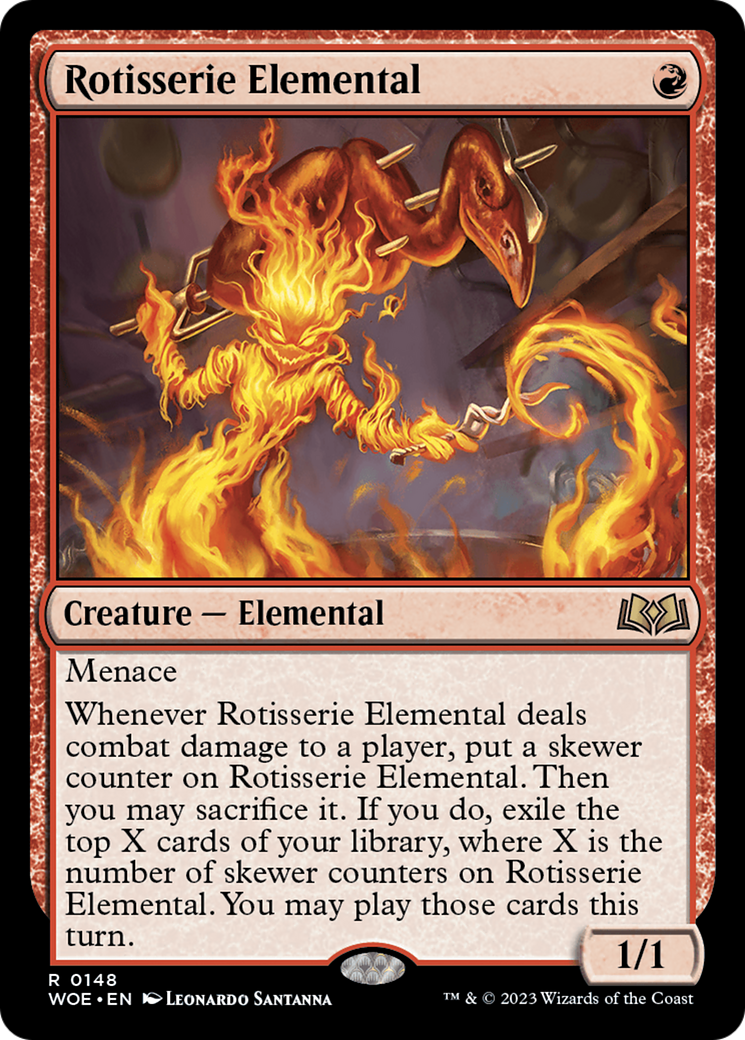 Rotisserie Elemental [Wilds of Eldraine] | Impulse Games and Hobbies