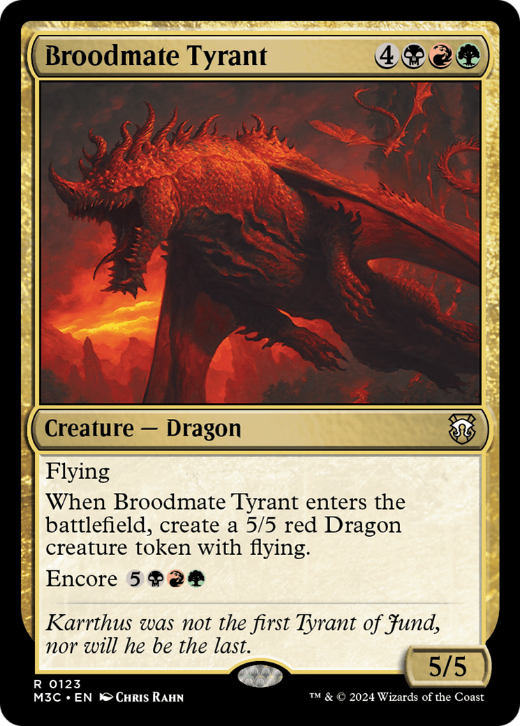 Broodmate Tyrant [Modern Horizons 3 Commander] | Impulse Games and Hobbies