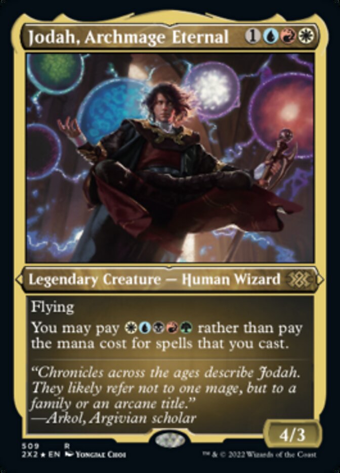 Jodah, Archmage Eternal (Foil Etched) [Double Masters 2022] | Impulse Games and Hobbies