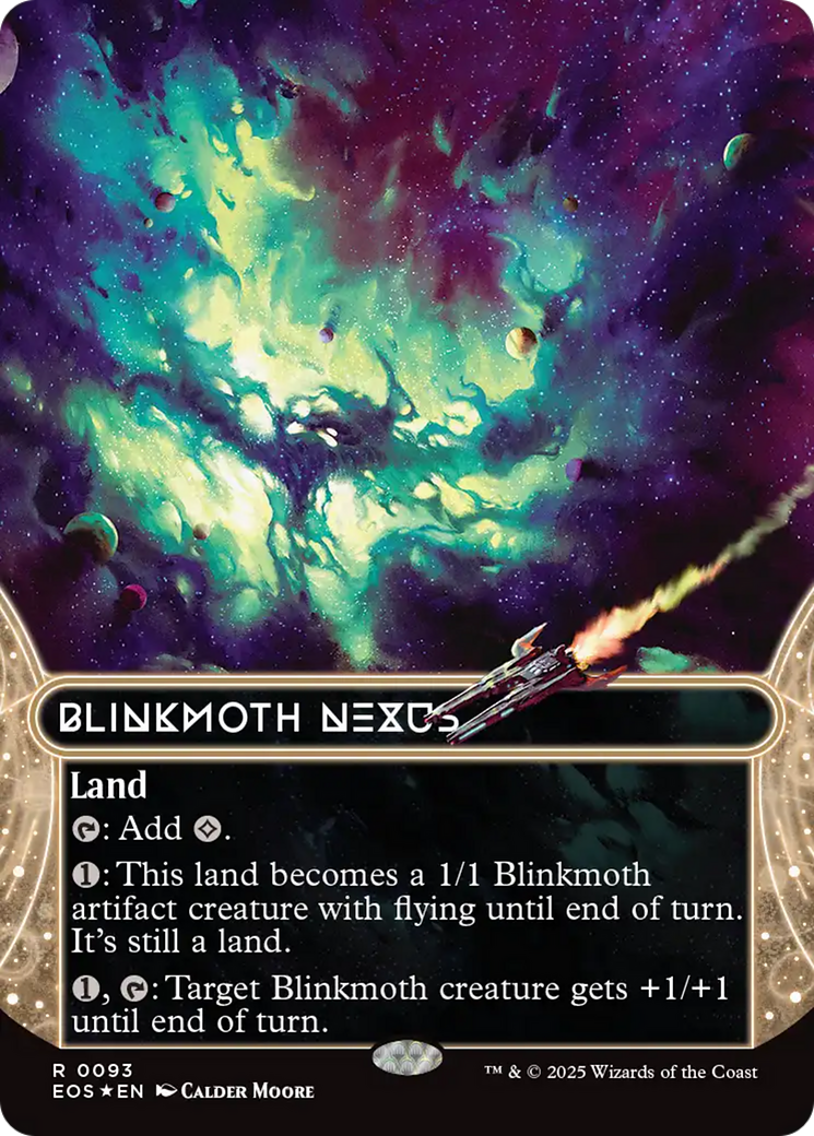 Blinkmoth Nexus (0093) (Borderless) (Galaxy Foil) [Edge of Eternities: Stellar Sights] | Impulse Games and Hobbies
