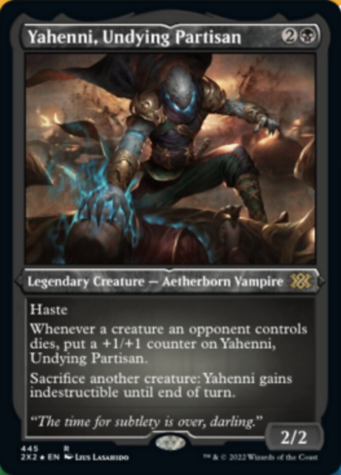 Yahenni, Undying Partisan (Foil Etched) [Double Masters 2022] | Impulse Games and Hobbies