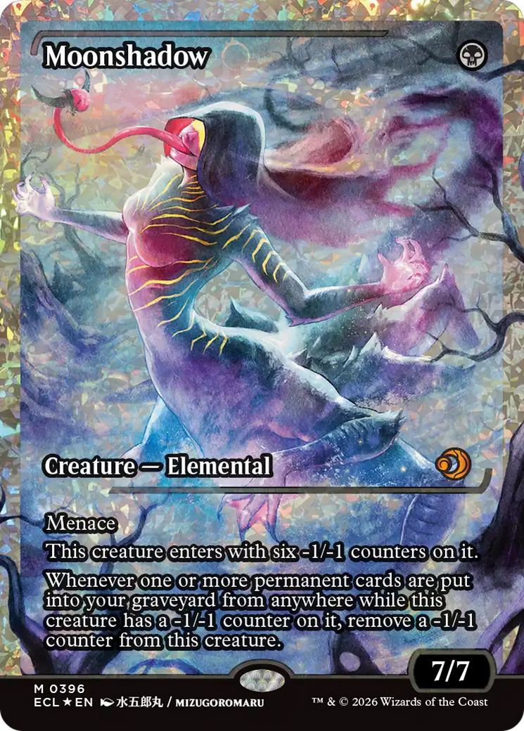 Moonshadow (0396) (Showcase) (Fracture Foil) [Lorwyn Eclipsed] | Impulse Games and Hobbies